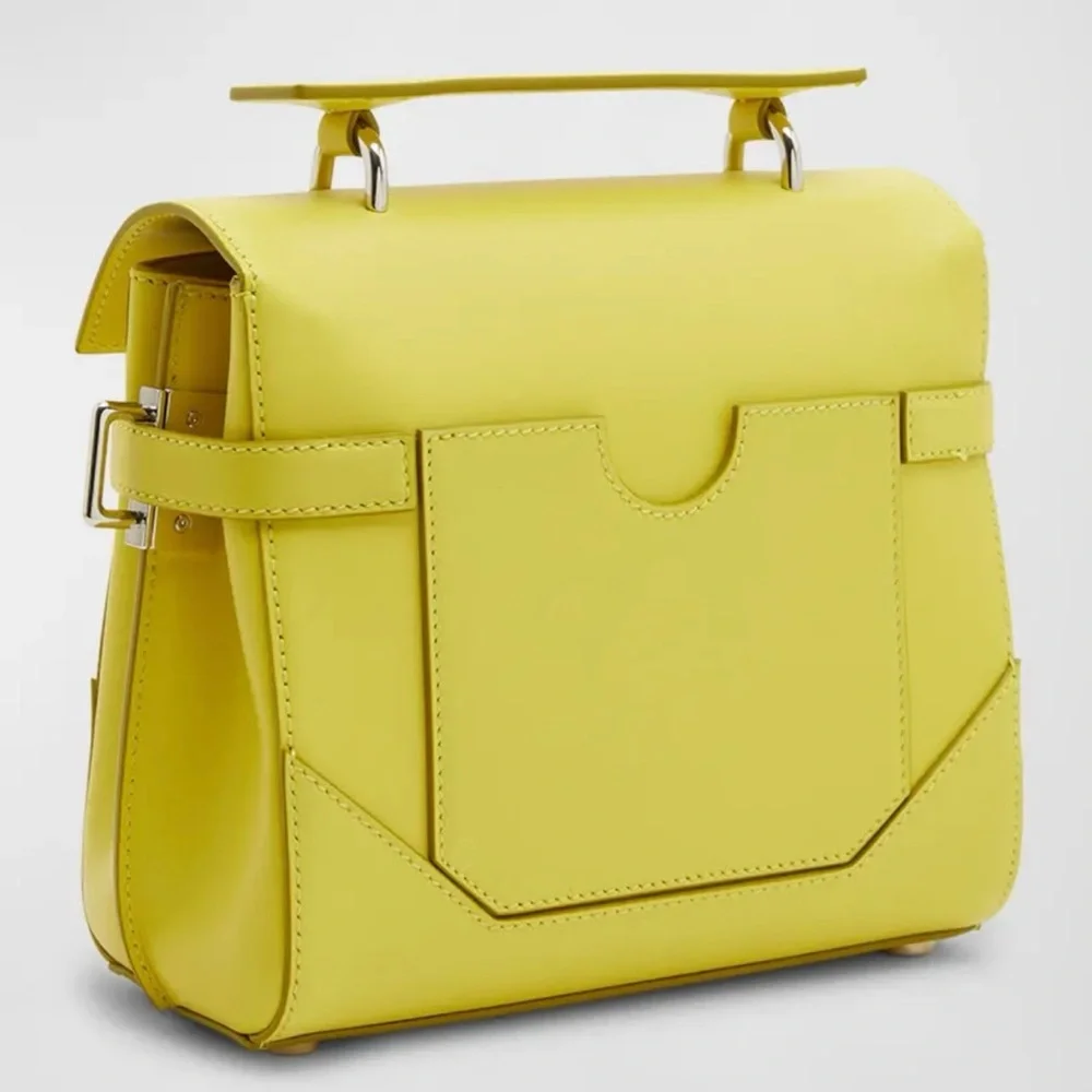 Balmain NWT BBuzz 23 Top-Handle Bag in Smooth Leather - Picture 6 of 8